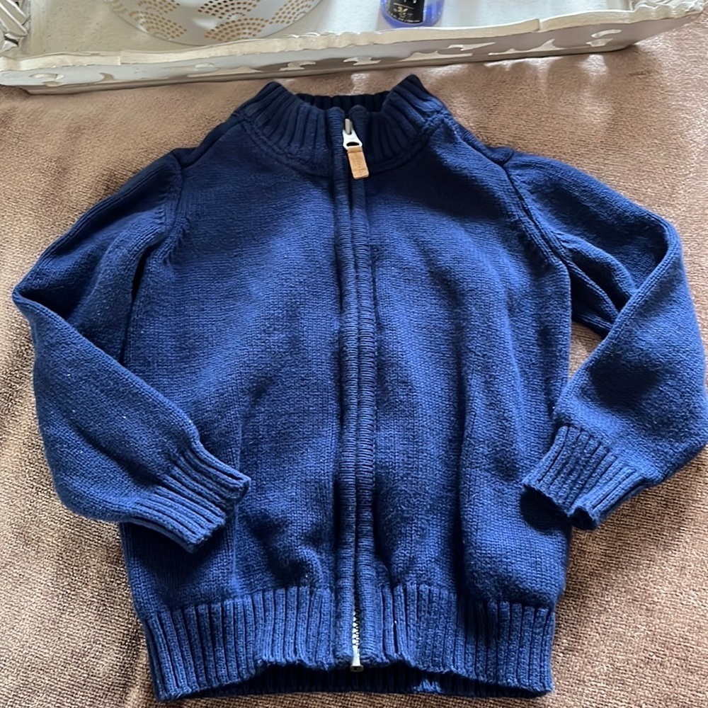 Carter’s 2T Toddler Zip Up Navy Sweater